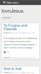 Mobile Screenshot of lovnjesus.com